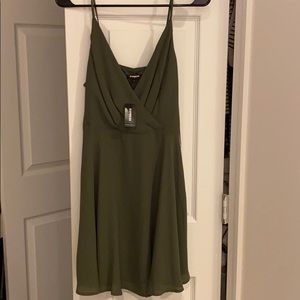Express Dress, olive green